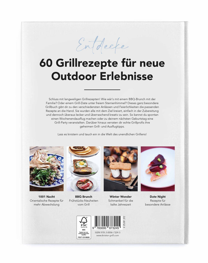 Knister Grill | Bundle | Gas | Edelstahl | Ausziehbar