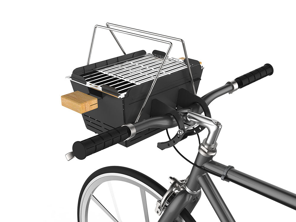 Fahrradhalterung - Grilltransport am Rad