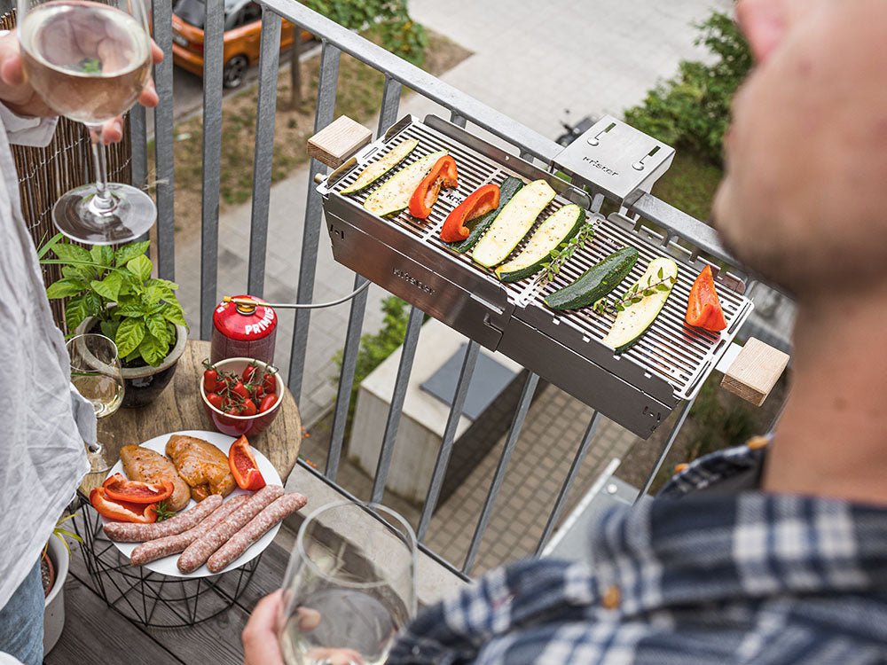 Knister Grill | Gas | Edelstahl | Ausziehbar - Knister Grill