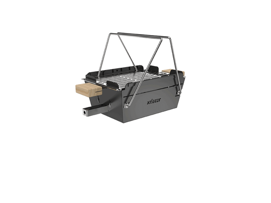 Knister Grill | Gas | Schwarz | Ausziehbar - Knister Grill
