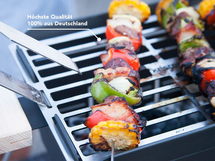 Knister Grill | Gas | Schwarz | Ausziehbar - Knister Grill
