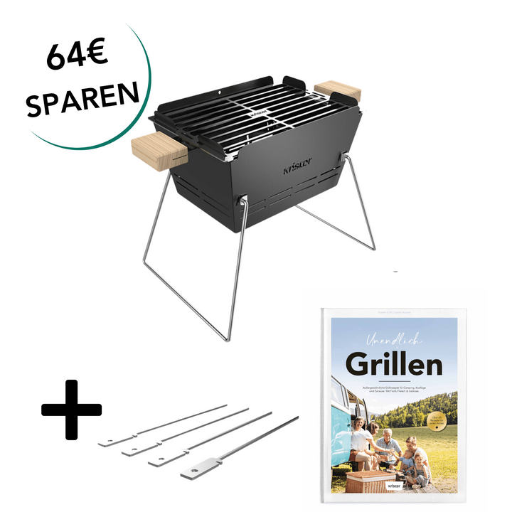 Knister Grill | Bundle | Kohle | Schwarz