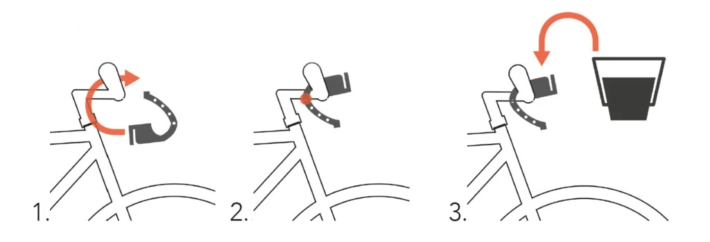 Anleitung zur Befestigung der Knister Fahrradhalterung am Fahrrad