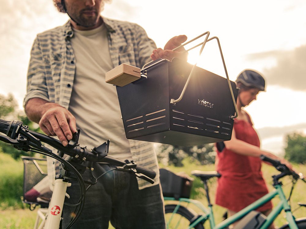 fahrradanhänger grill Fahrradhalterung - Grilltransport am Rad