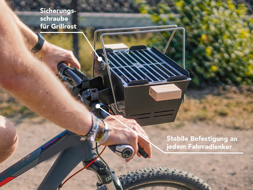 fahrradständer befestigung Fahrradhalterung - Grilltransport am Rad